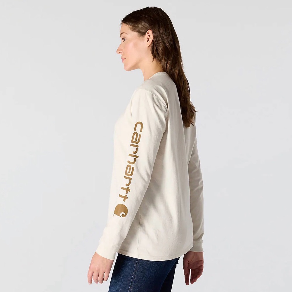 Women’s Carhartt Long Sleeve Dearborn Shirt Malt Colorway Size Small (4-6)